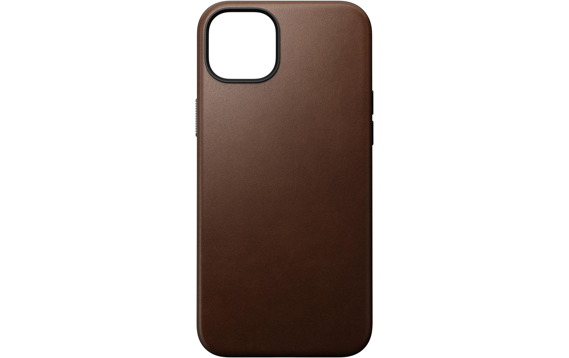 Nomad Backcover – für Apple iPhone 15 Plus – braun – Leder – MagSafe-kompatibel