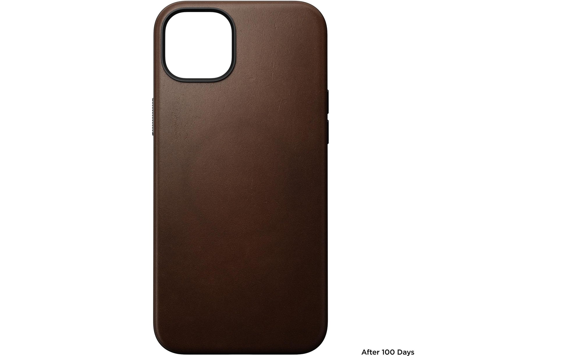Nomad Backcover – für Apple iPhone 15 Plus – braun – Leder – MagSafe-kompatibel