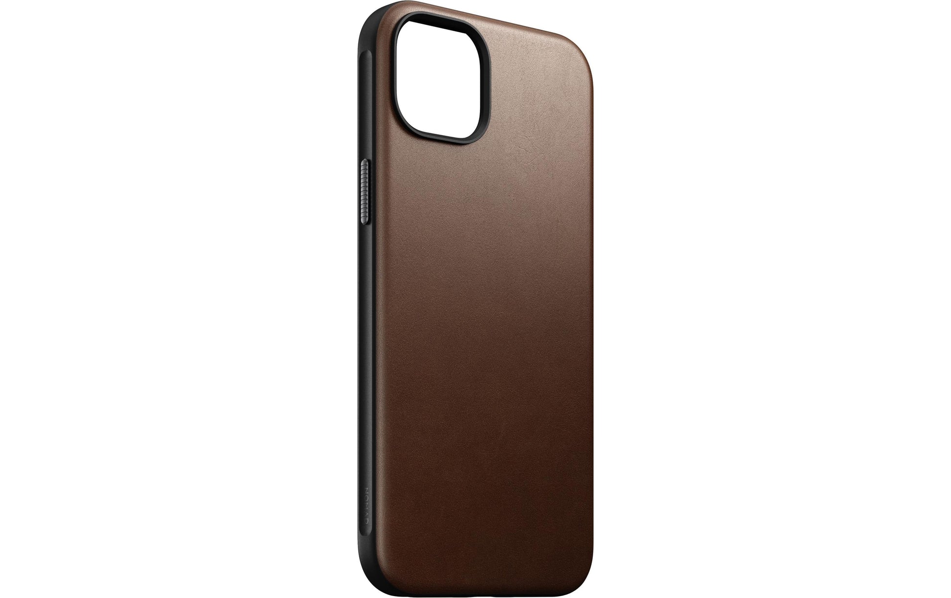 Nomad Backcover – für Apple iPhone 15 Plus – braun – Leder – MagSafe-kompatibel