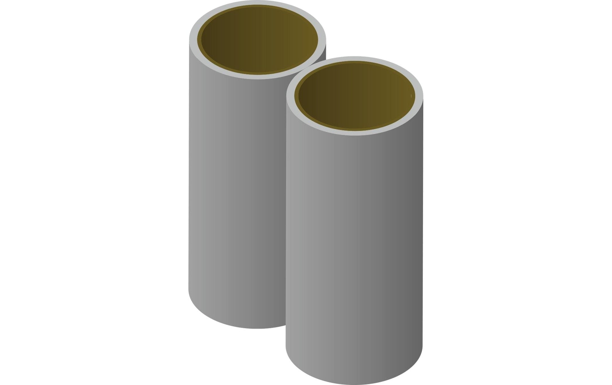 Silhouette Bastelfolie – 2 Stück – Silber – 76 × 10000 mm – für Curio 2
