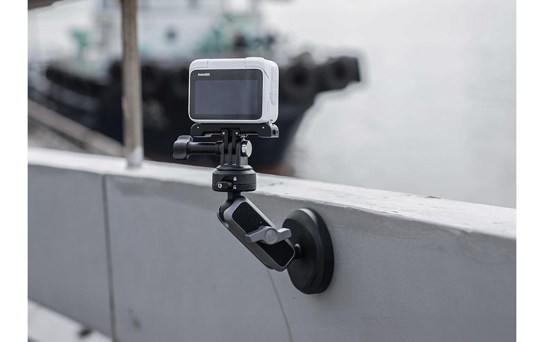 PGYTECH CapLock P-GM-220 Halterung – 360° Drehbar, 169 g, Aluminium – für Actioncams – Silber