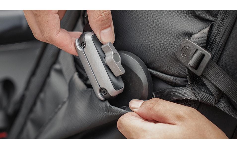 PGYTECH CapLock P-GM-220 Halterung – 360° Drehbar, 169 g, Aluminium – für Actioncams – Silber