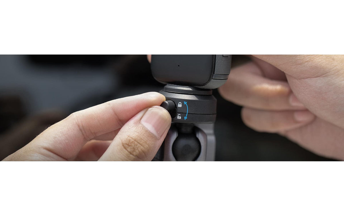 PGYTECH CapLock P-GM-220 Halterung – 360° Drehbar, 169 g, Aluminium – für Actioncams – Silber