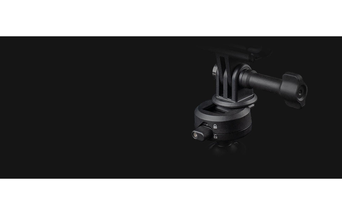 PGYTECH P-GM-222 Lenkerhalterung – 360° drehbar, 1/4" Anschluss, Aluminium – für Actioncams – Silber