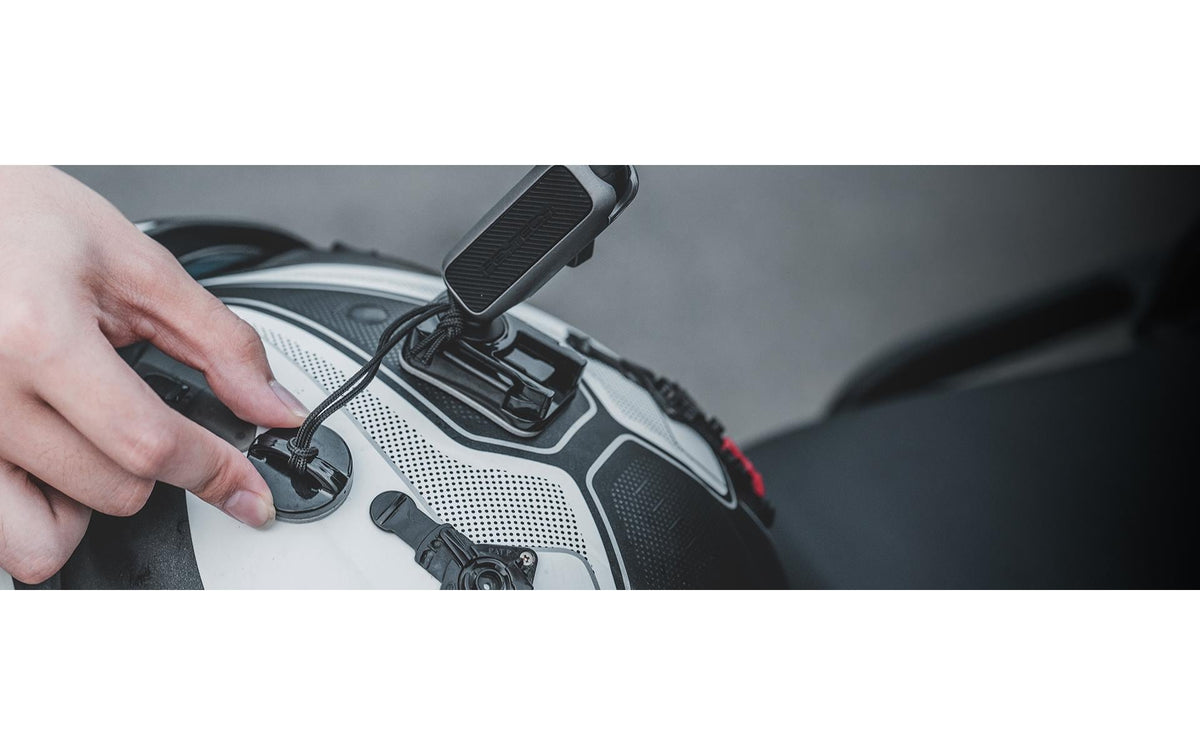 PGYTECH CapLock P-GM-225 Kamerahalterung – Helmhalterung, 360° drehbar – für Actioncams – Silber