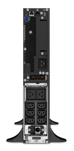 APC SRT3000XLW-IEC USV 3 kVA/2700 W Online – Tower – 8 AC-Ausgänge (C13/C19), Eingang IEC C20