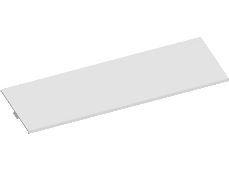 Bachmann TOP FRAME Einbausteckdosenleiste, 8-fach, gestrahlt und eloxiert, Einbau, 480×90×100 mm – Weiss