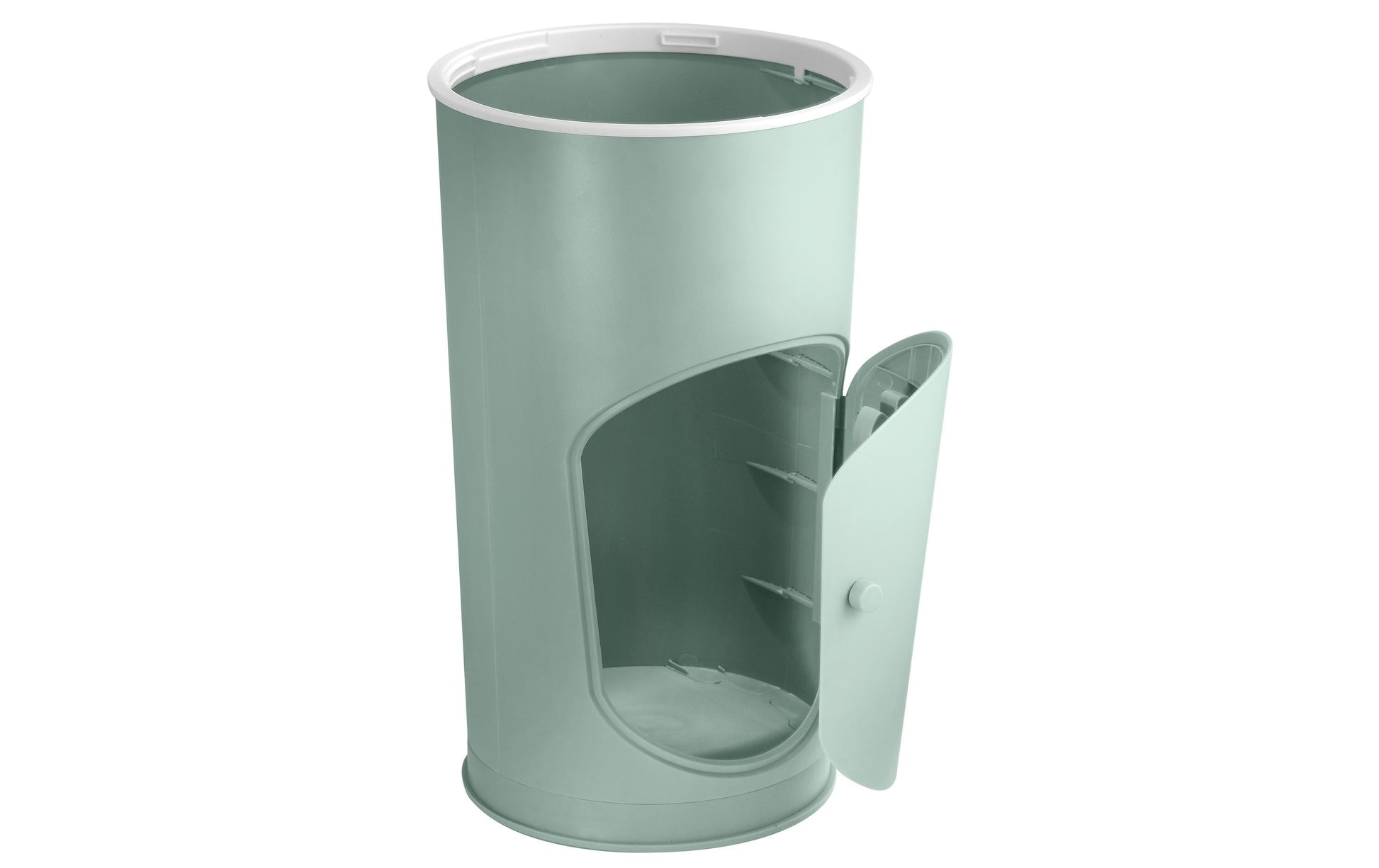 Kindsgut Windeleimer – Kunststoff, türkis – B × H × T 370 × 680 × 350 mm