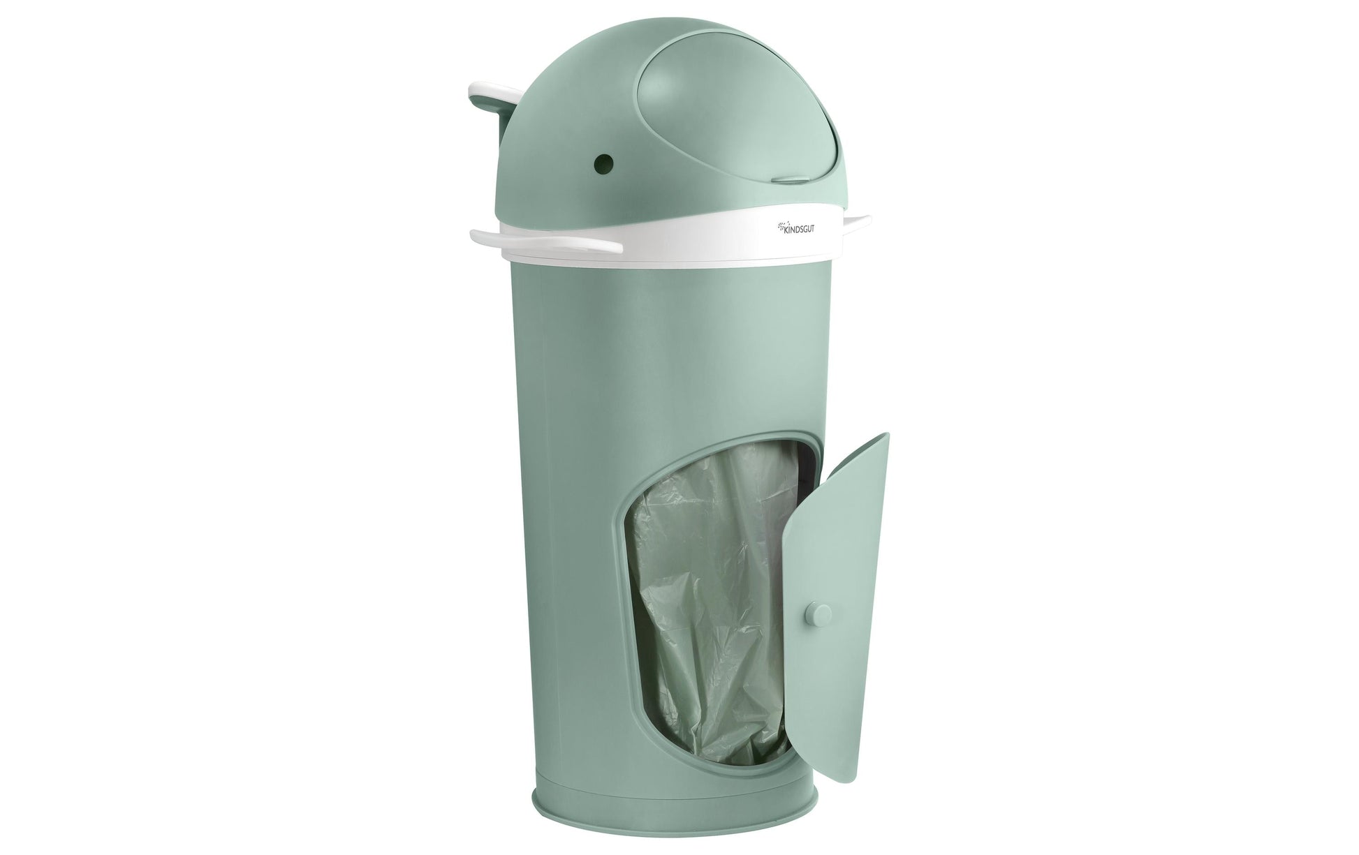 Kindsgut Windeleimer – Kunststoff, türkis – B × H × T 370 × 680 × 350 mm