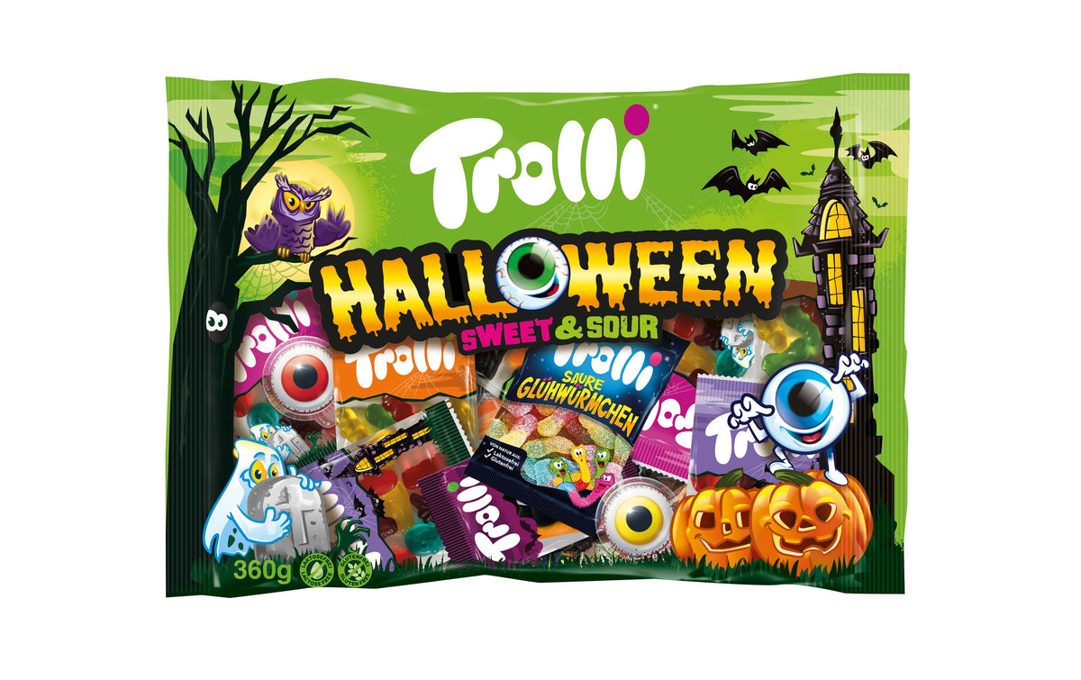 Trolli Halloween Gummibonbons – Süss-sauer – 360 g