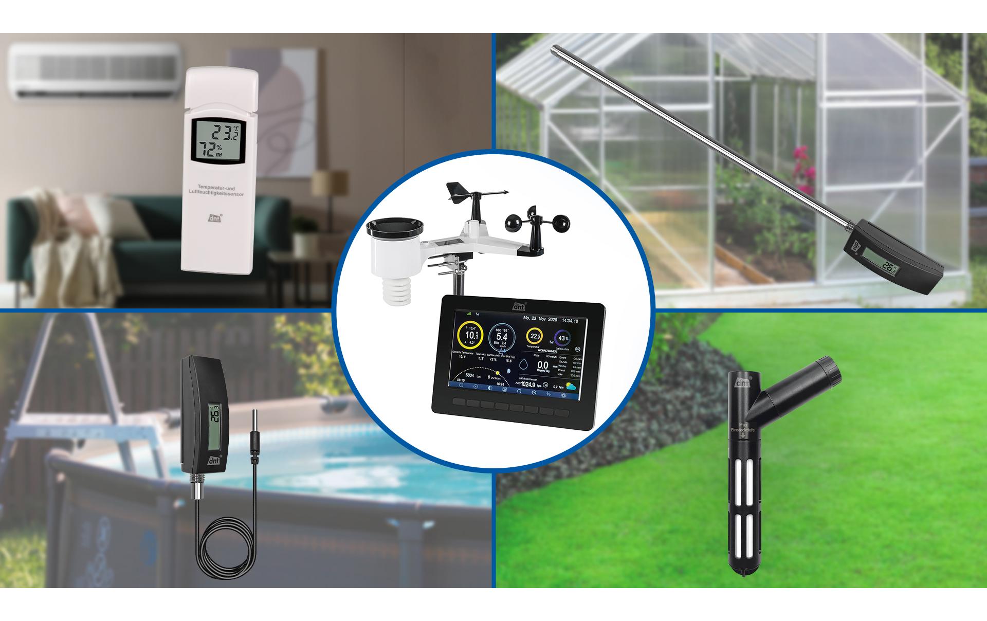 DNT Temperatursensor – für DNT WiFi-Wetterstation WeatherScreen PRO