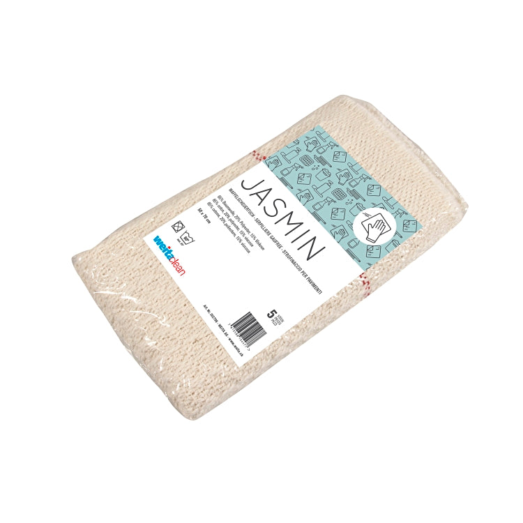 Weitaclean Jasmin Scheuertuch – 50 × 70 cm – Baumwolle, Polyester, Viskose – 5er-Set