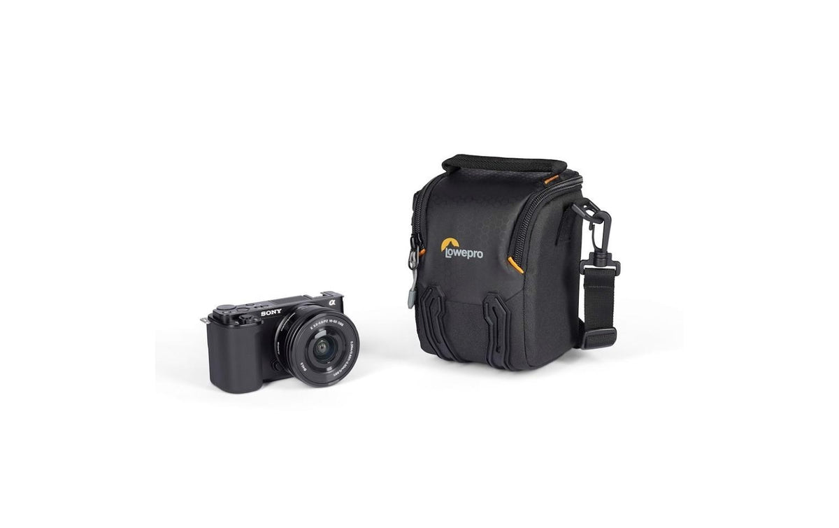 Lowepro Adventura SH 115 III Gürteltasche – Schwarz – für spiegellose Kameras (z. B. Fujifilm X-E2)