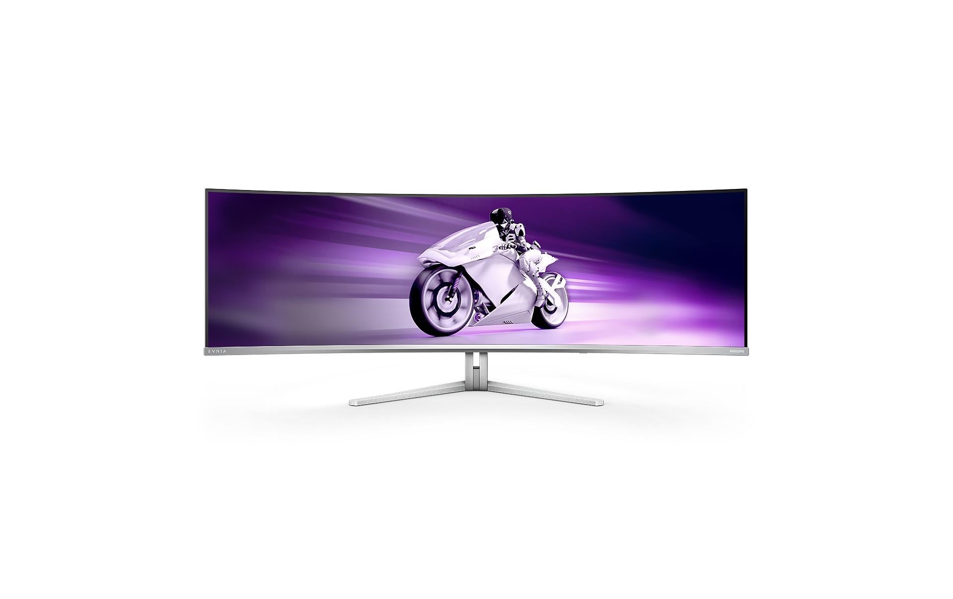 Philips Evnia 49M2C8900/00 – 48,9" Curved, 5120 × 1440 (DQHD), OLED, 240 Hz, USB-C 90 W, KVM, DisplayHDR 400