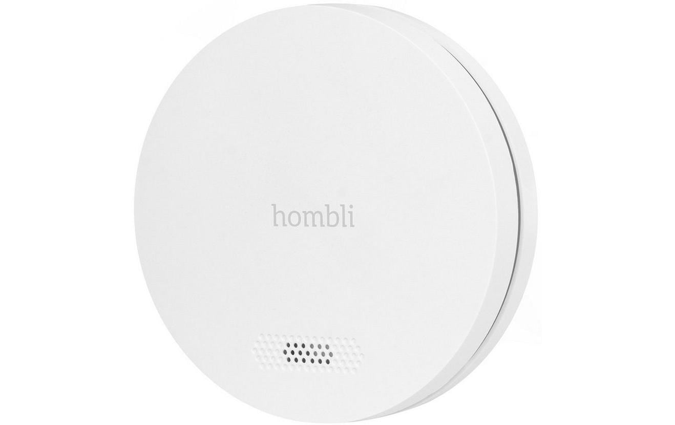 Hombli HBSA-0109 – Funk-Rauchmelder, fotoelektrisch, 10-Jahres-Batterie, 85 dB – Weiss, für Google Assistant