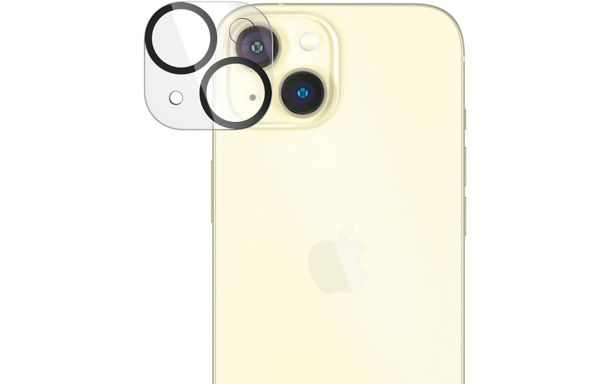 PanzerGlass PicturePerfect – Kameraschutz, Gehärtetes Glas – für iPhone 15/15 Plus – Transparent