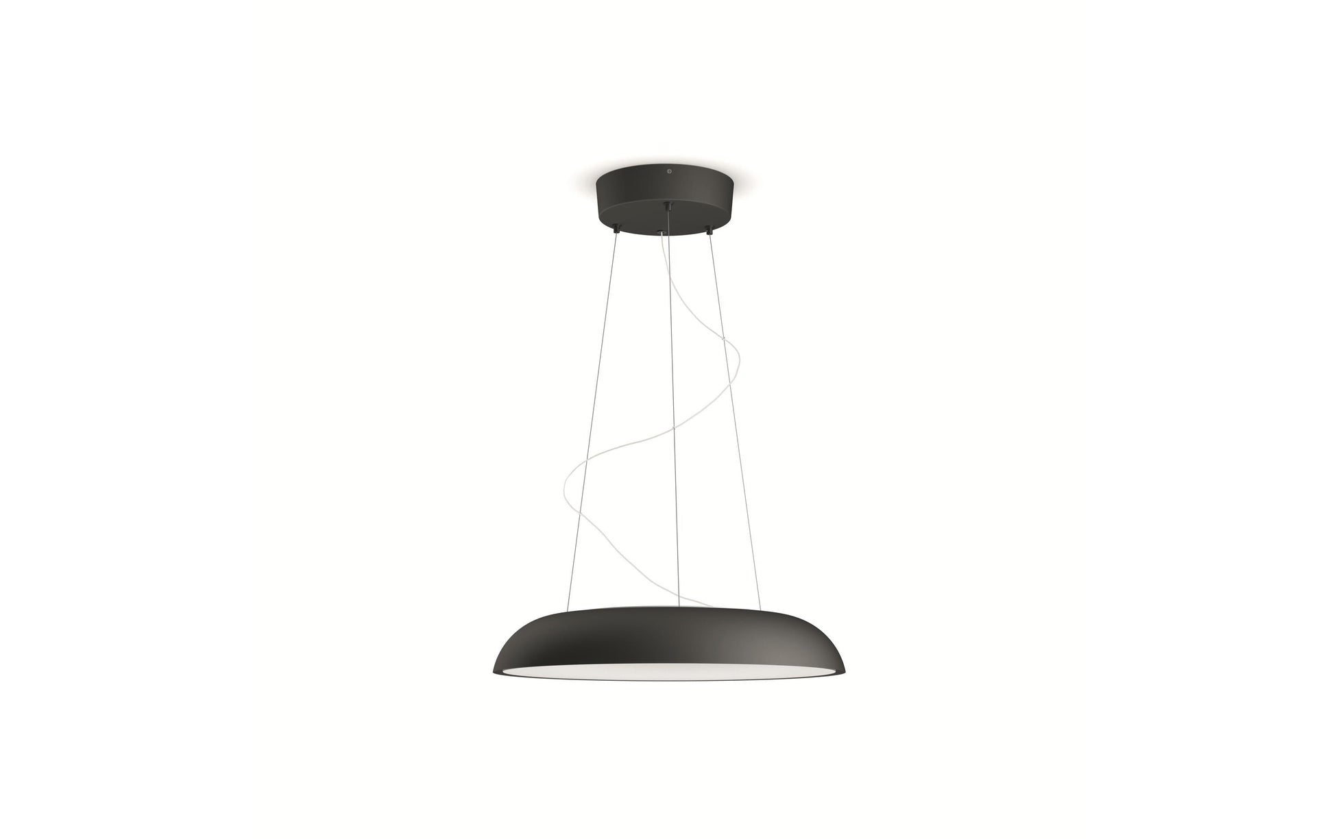 Philips by Signify Philips Hue Pendelleuchte White Amb. Amaze – Ø 43,4 cm, 2750 lm, 2200–6500 K, dimmbar, ZigBee/BT, schwarz