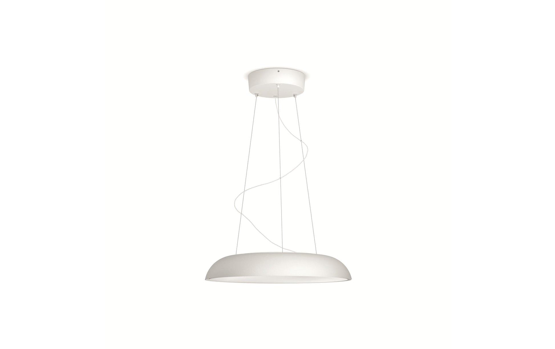 Philips by Signify Philips Hue Deckenleuchte Amaze – Ø 43,4 × 7,7 cm, 2750 lm, 25 W, 2200–6500 K, dimmbar, weiss
