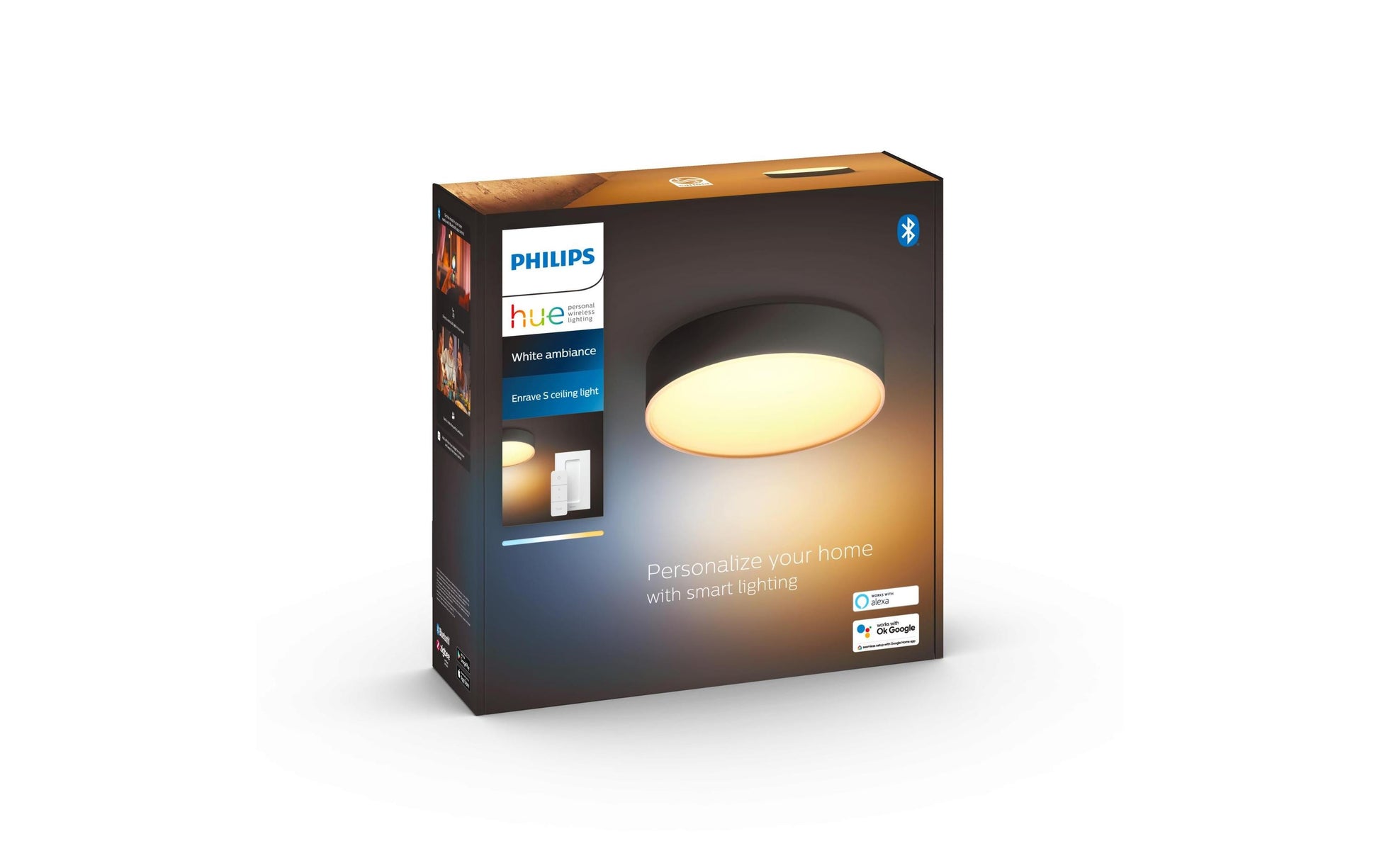 Philips Hue Leuchtstreifen LED Play Gradient – Zigbee für Hue Bridge – 2’000–6’500 K – 90,5 cm – schwarz