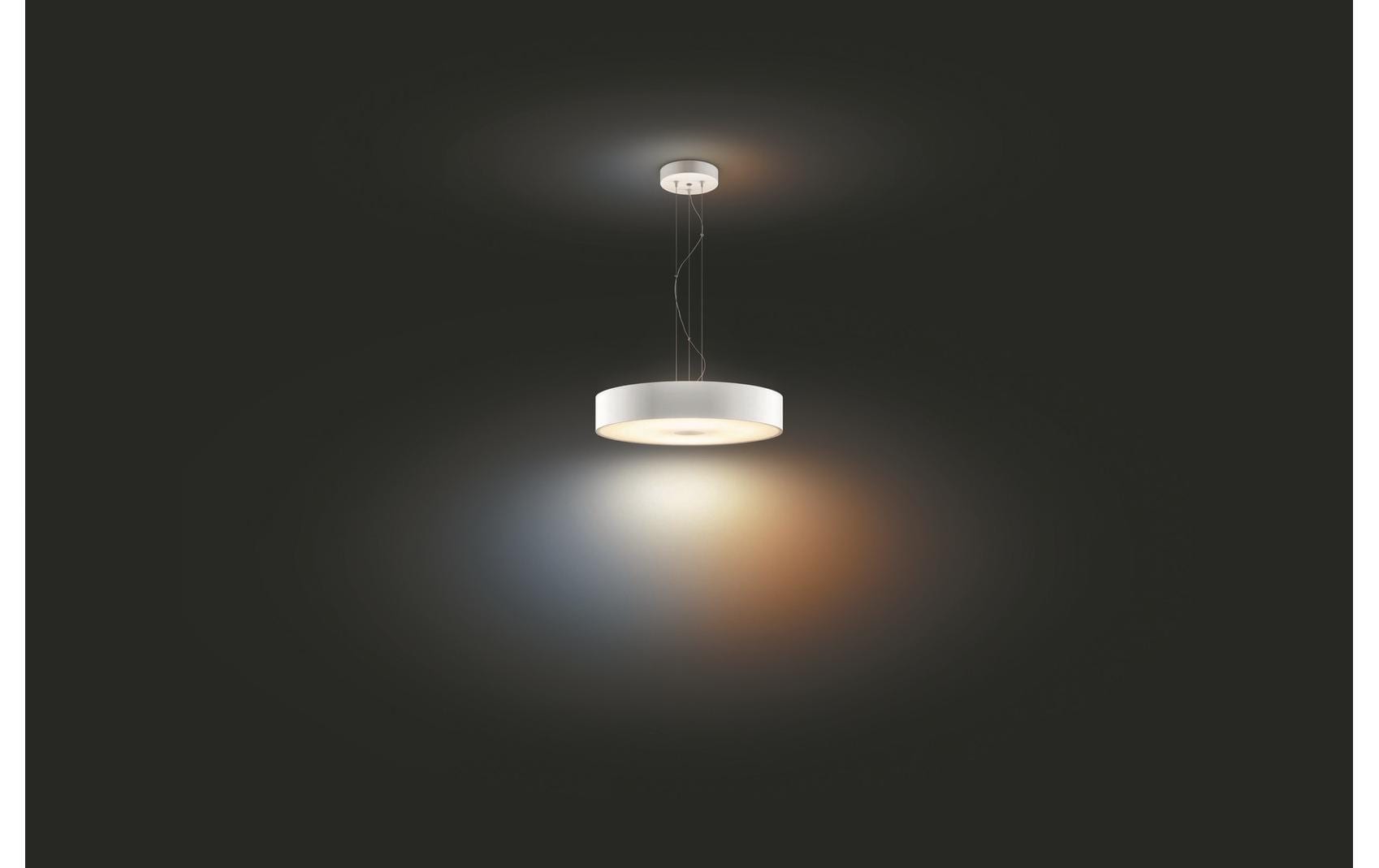 Philips by Signify Philips Hue Pendelleuchte Fair – 2750 lm, 25 W, 2200–6500 K, dimmbar, Bluetooth, für Hue Bridge, weiss