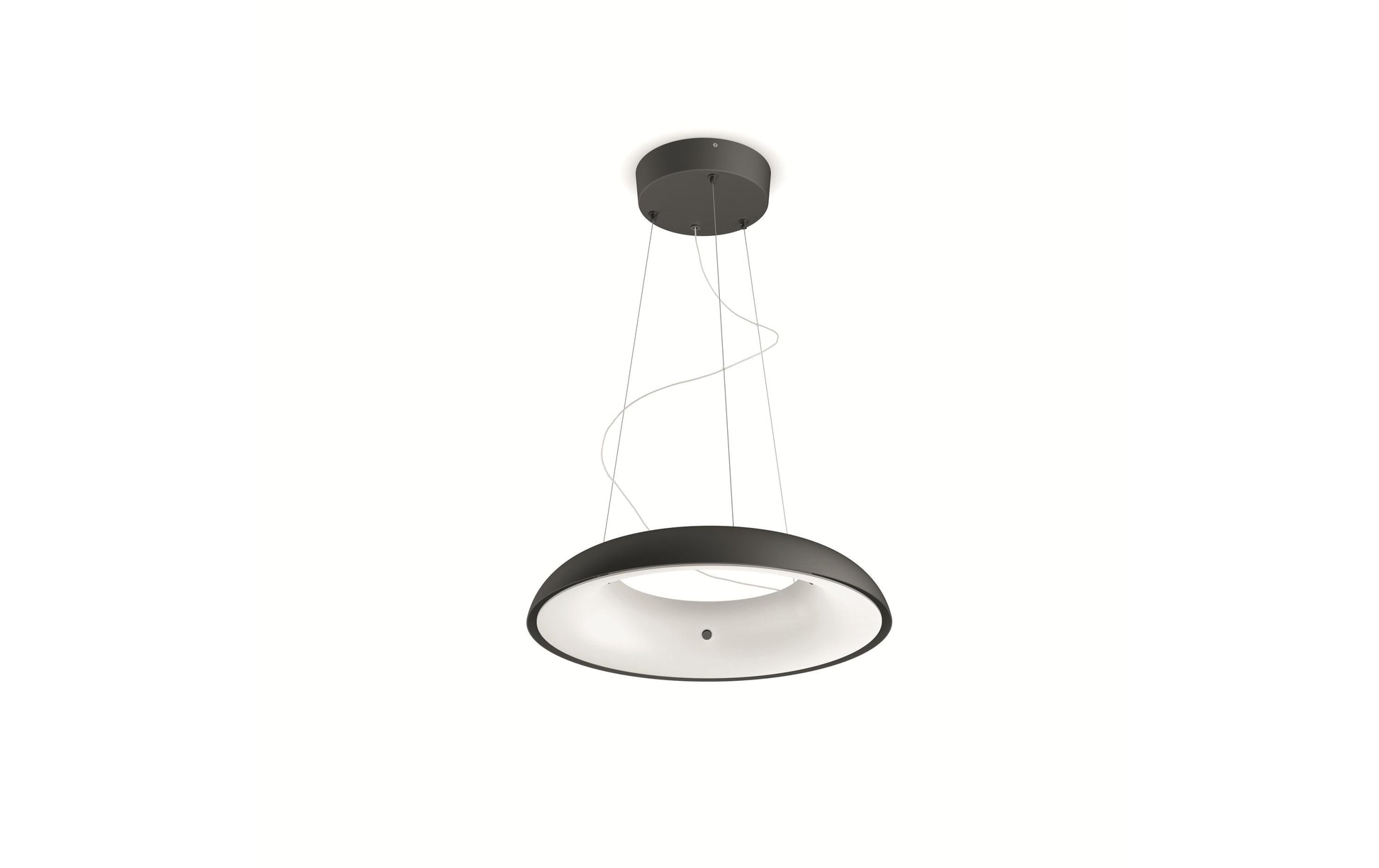 Philips by Signify Philips Hue Pendelleuchte White Amb. Amaze – Ø 43,4 cm, 2750 lm, 2200–6500 K, dimmbar, ZigBee/BT, schwarz