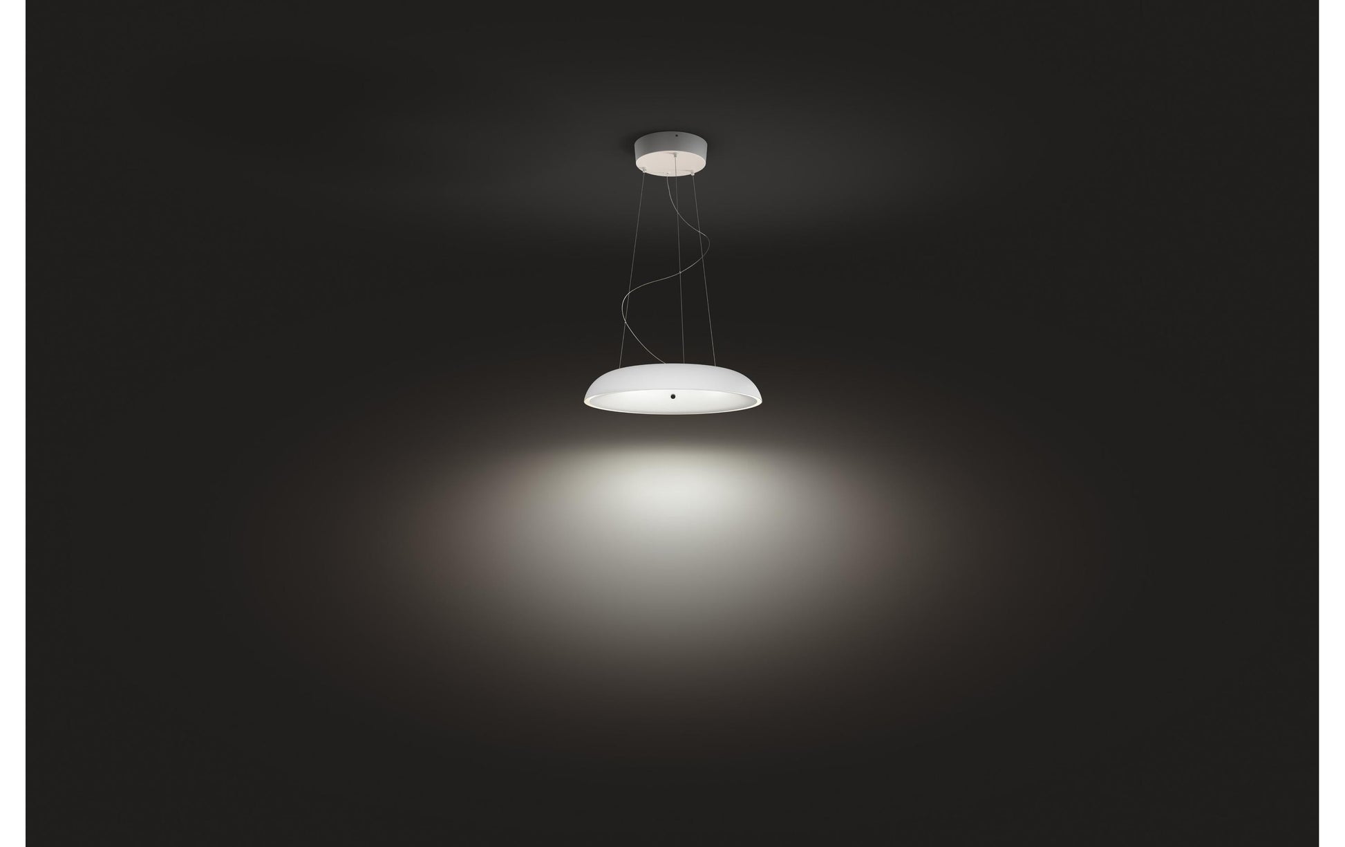 Philips by Signify Philips Hue Deckenleuchte Amaze – Ø 43,4 × 7,7 cm, 2750 lm, 25 W, 2200–6500 K, dimmbar, weiss