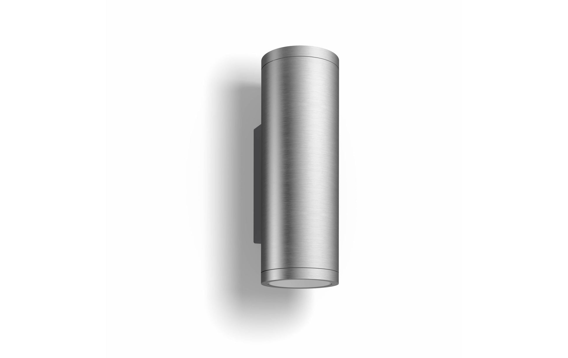 Philips by Signify Philips Hue Aussenwandleuchte – IP44 – Netzbetrieb – Zigbee – für Philips Hue – dimmbar, Silber, Edelstahl