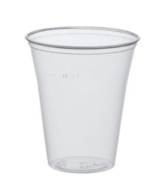 Papstar Trinkbecher PS – 3 dl, Ø 9,5 cm, transparent – 75 Stk.