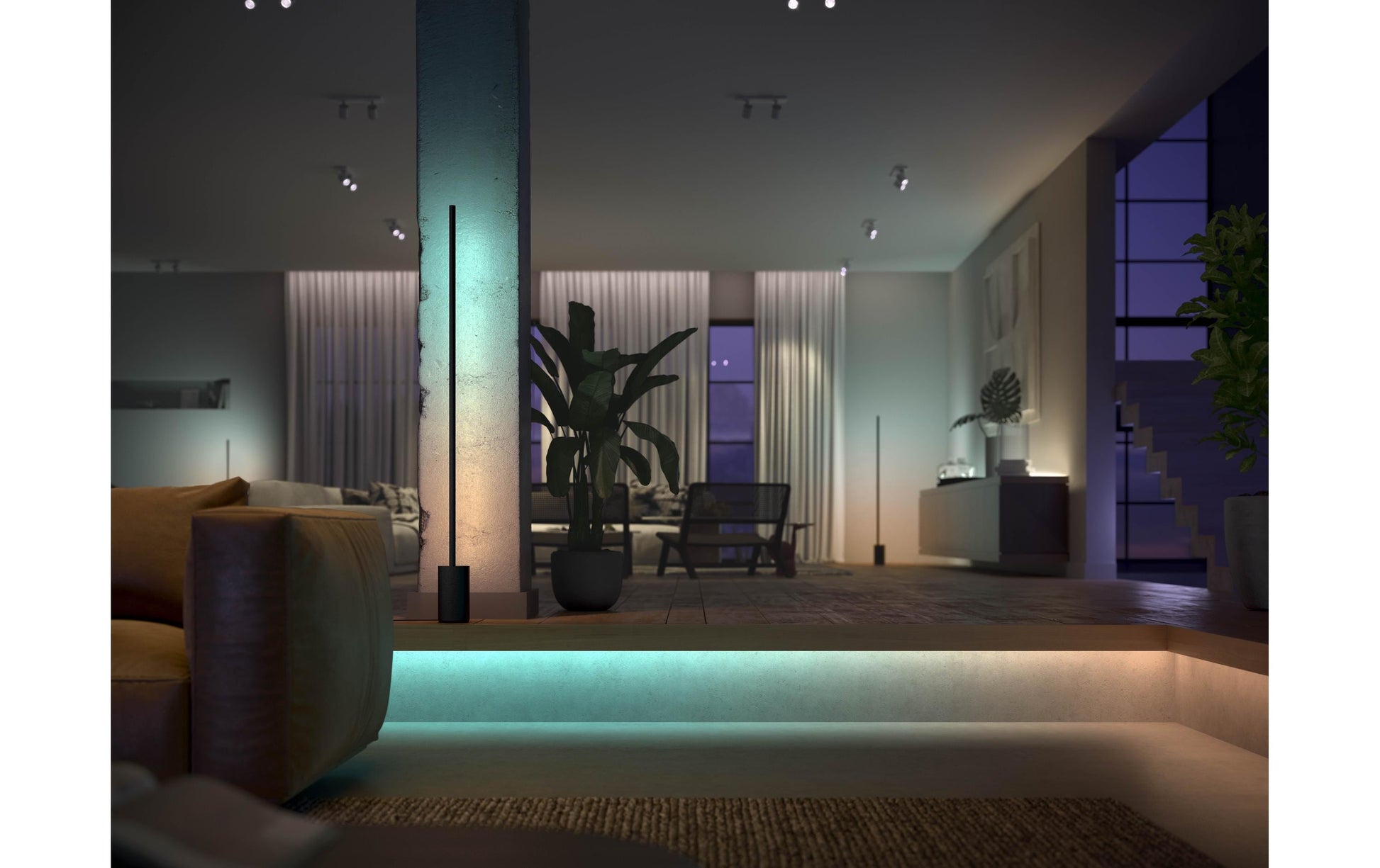 Philips by Signify Philips Hue LED-Strip 1 m – RGB+CCT, 2000–6500 K, Bluetooth/Zigbee – für Philips Hue – IP20 – 1 Stk.