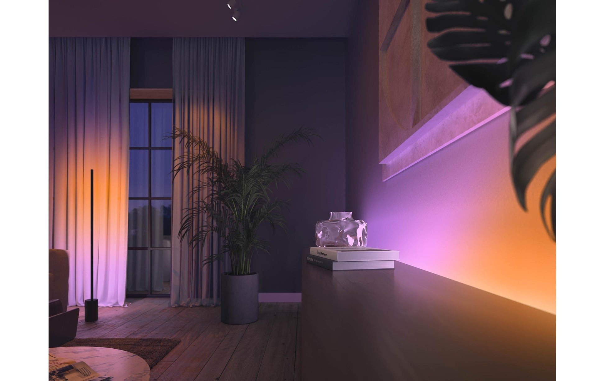 Philips by Signify Philips Hue LED-Strip Gradient Ambience – 2 m, 1600 lm, 20 W, 2000–6500 K, dimmbar, für Alexa/Google/HomeKit