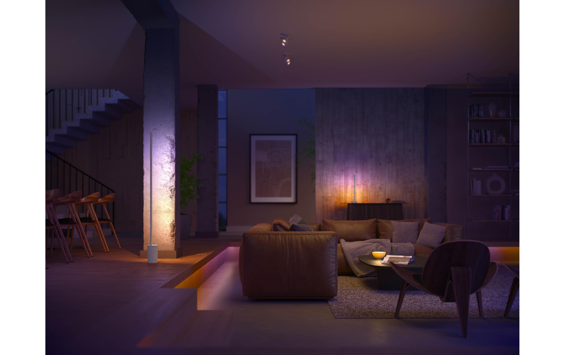 Philips by Signify Philips Hue LED-Strip Gradient Ambience – 2 m, 1600 lm, 20 W, 2000–6500 K, dimmbar, für Alexa/Google/HomeKit