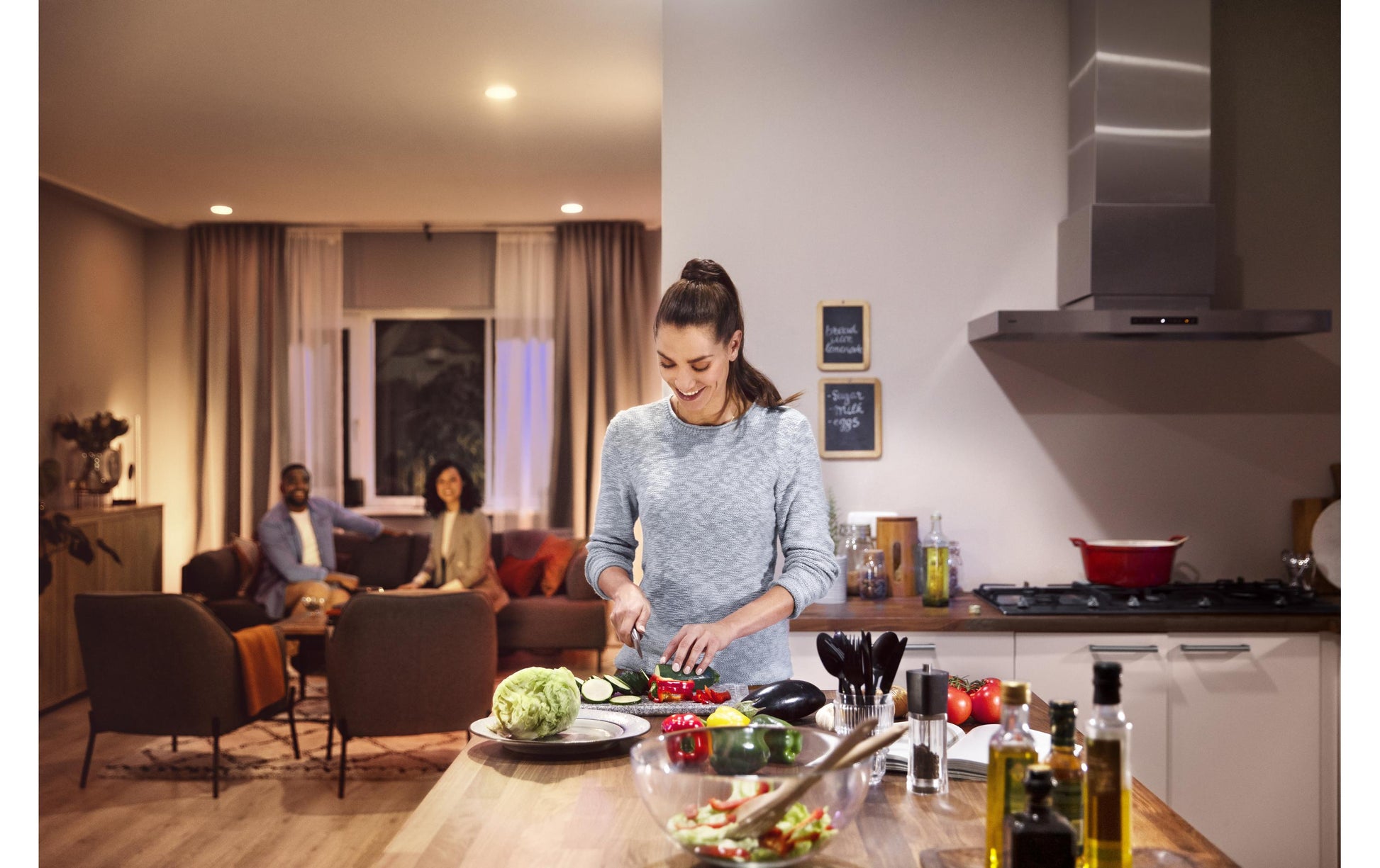 Philips by Signify Philips Hue Smart-Leuchtmittel E27 Weiss – 1055 lm, 2700 K, App-Steuerung, dimmbar – 3er-Pack