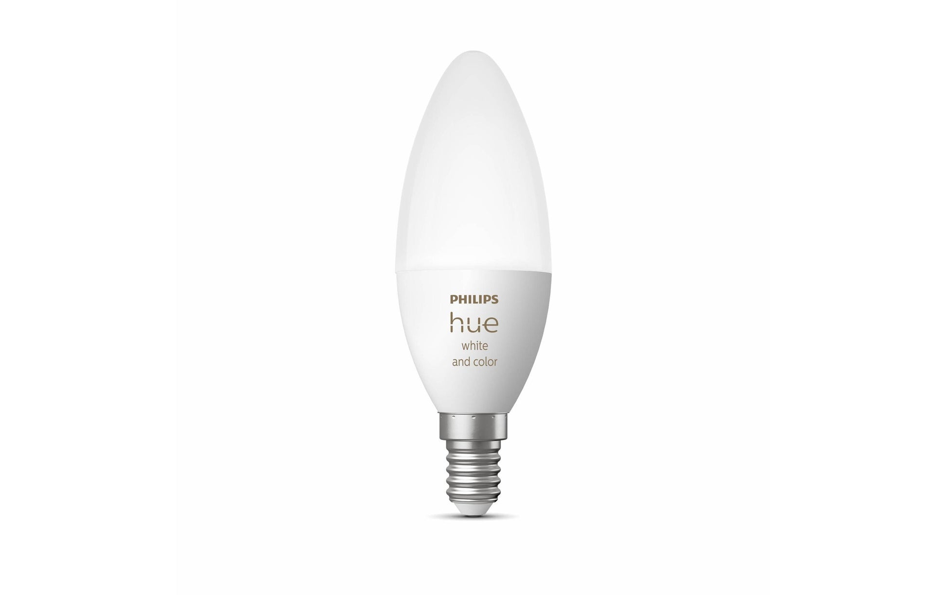 Philips by Signify Philips Hue Smart-Leuchtmittel E14 Kerze – RGB+CCT 2000–6500 K, 470 lm, 5,3 W, Bluetooth – für Philips Hue