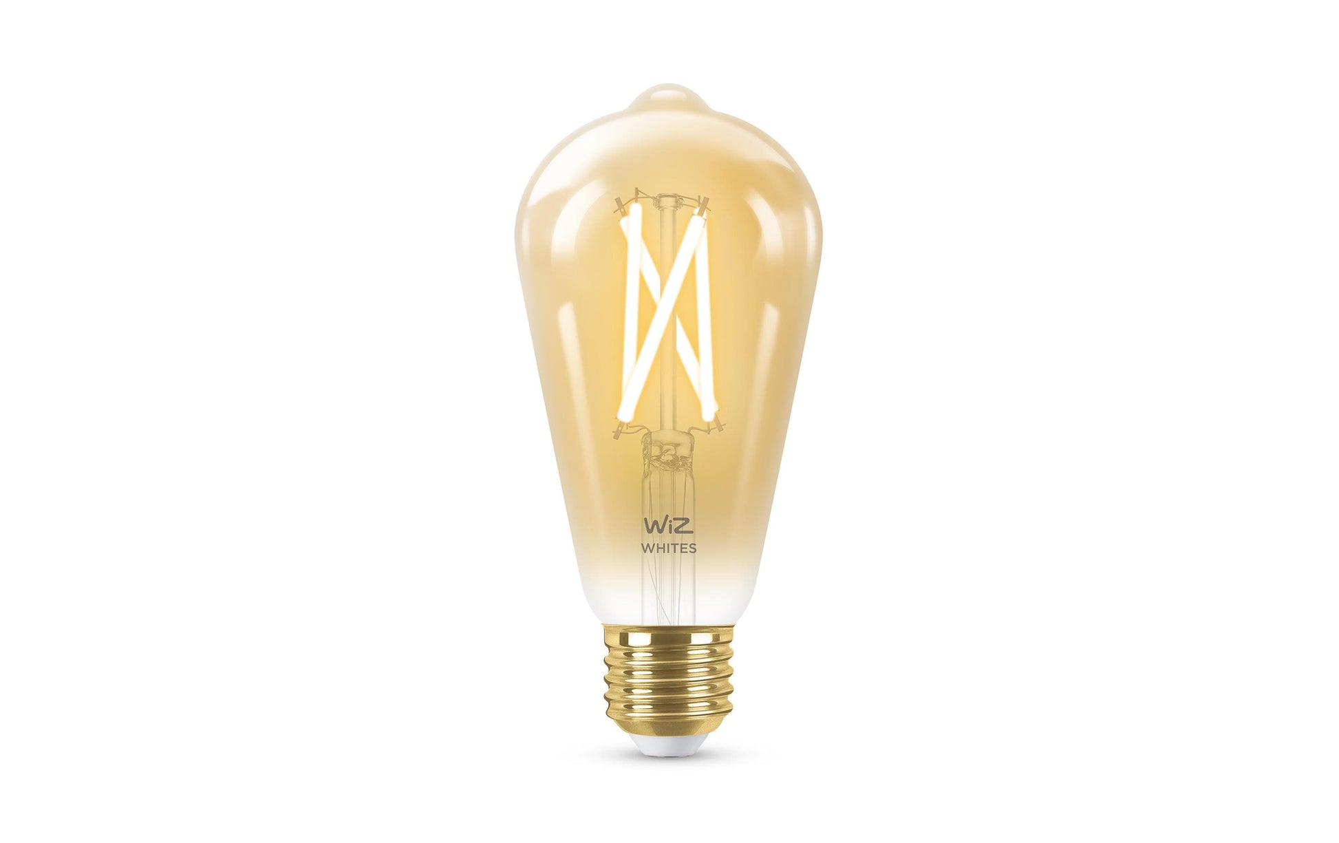 WiZ Smart-Leuchtmittel E27 ST64 – 640 lm, 2000–5000 K, WLAN/App, dimmbar – Gold
