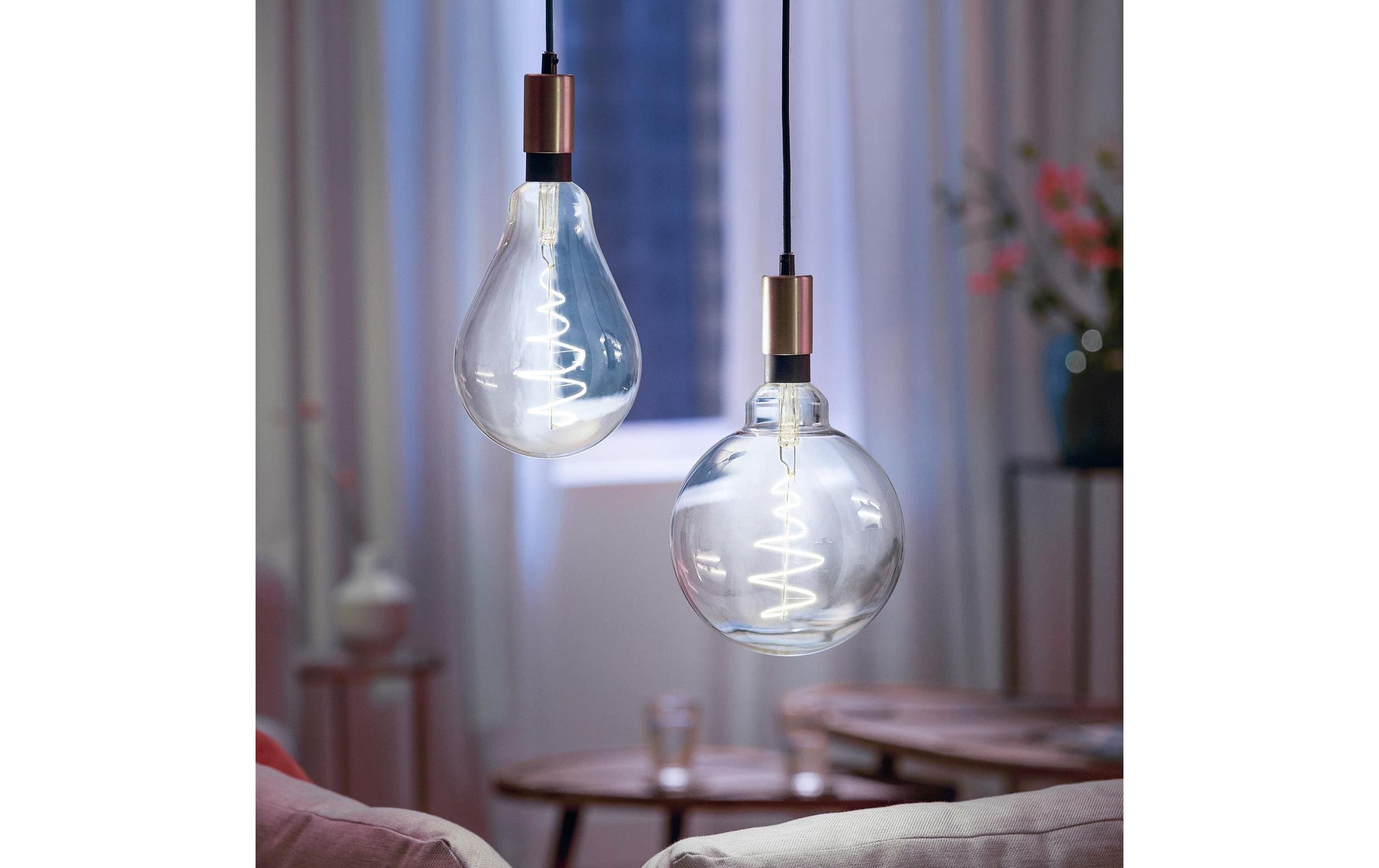 WiZ LED-Leuchtmittel PS160 – WLAN, Matt, Amazon Alexa, dimmbar – 2000–5000 K – 390 lm 6 W E27 IP20 – Gold Glänzend