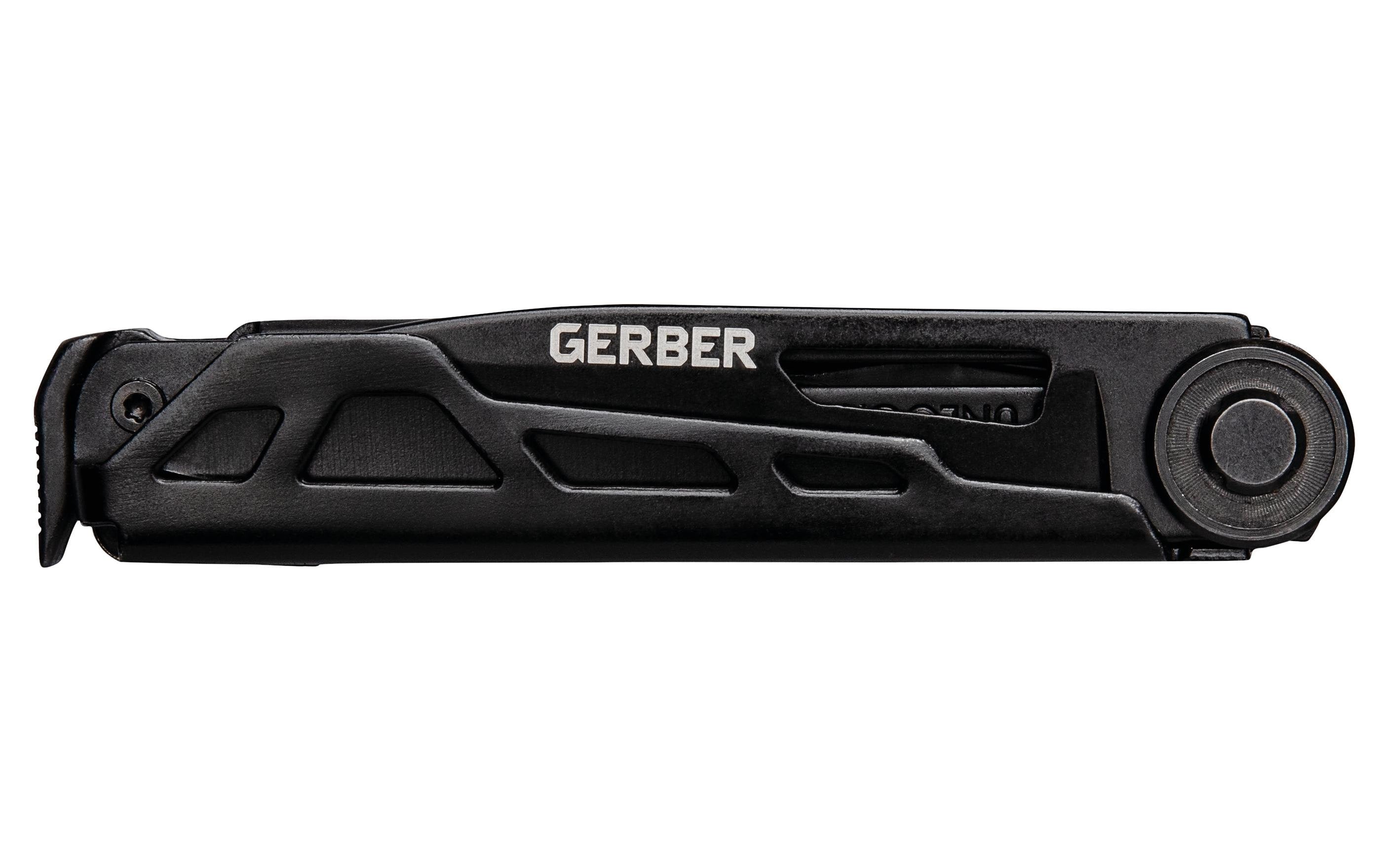 Gerber Multitool Outdoor – Klingenlänge 63 mm, 7-teilig, arretierbare Klinge