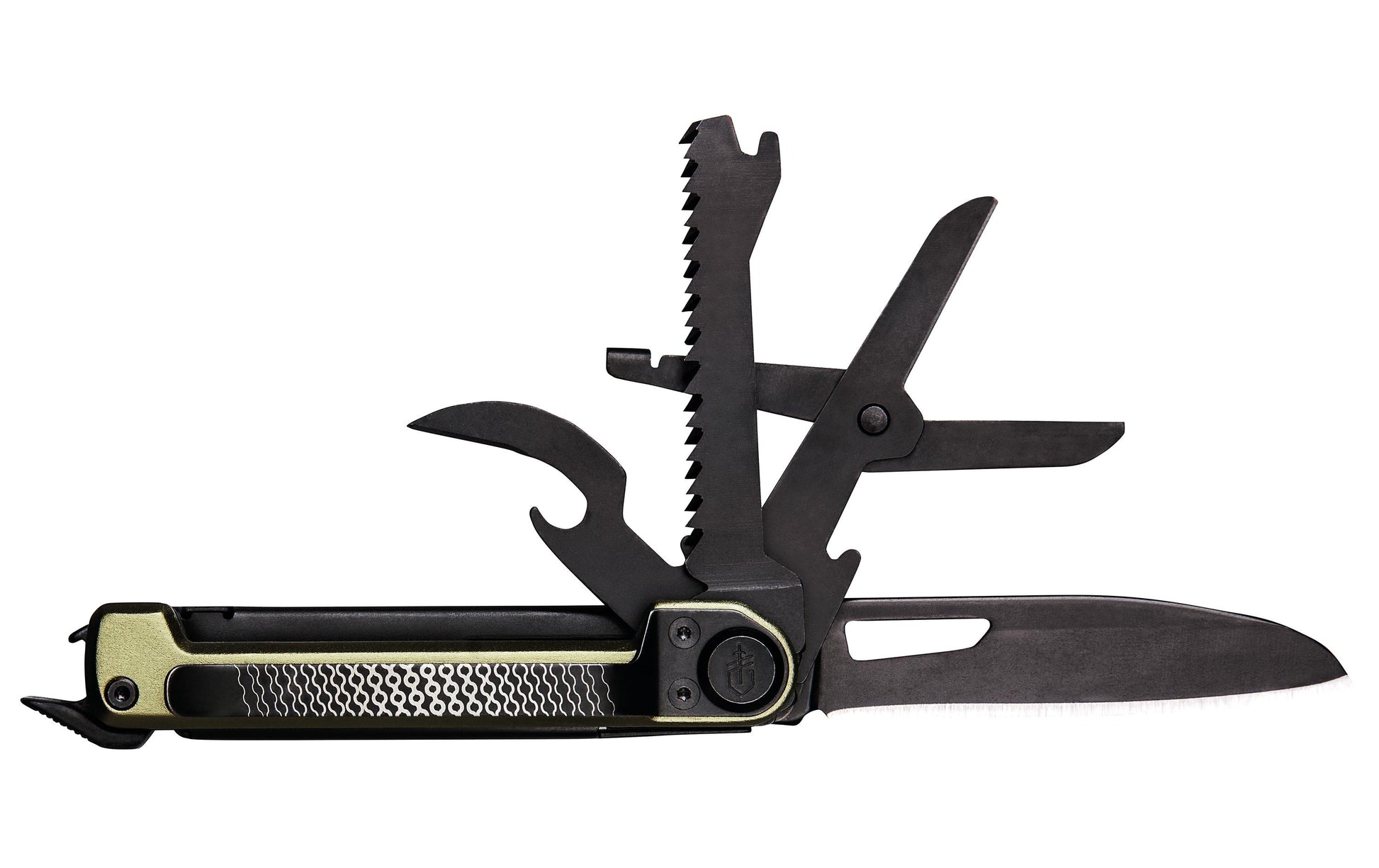 Gerber Multitool Outdoor – Klingenlänge 63 mm, 7-teilig, arretierbare Klinge