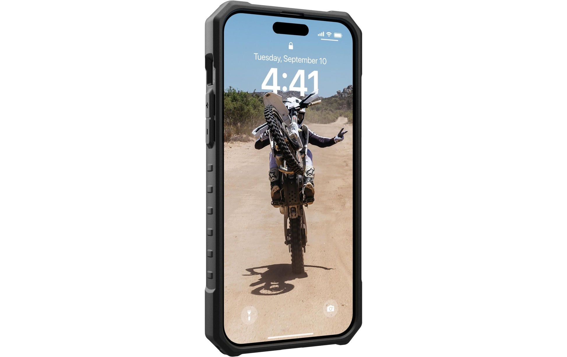Urban Armor Gear Backcover – für Apple iPhone 15 Plus – schwarz – MagSafe-kompatibel