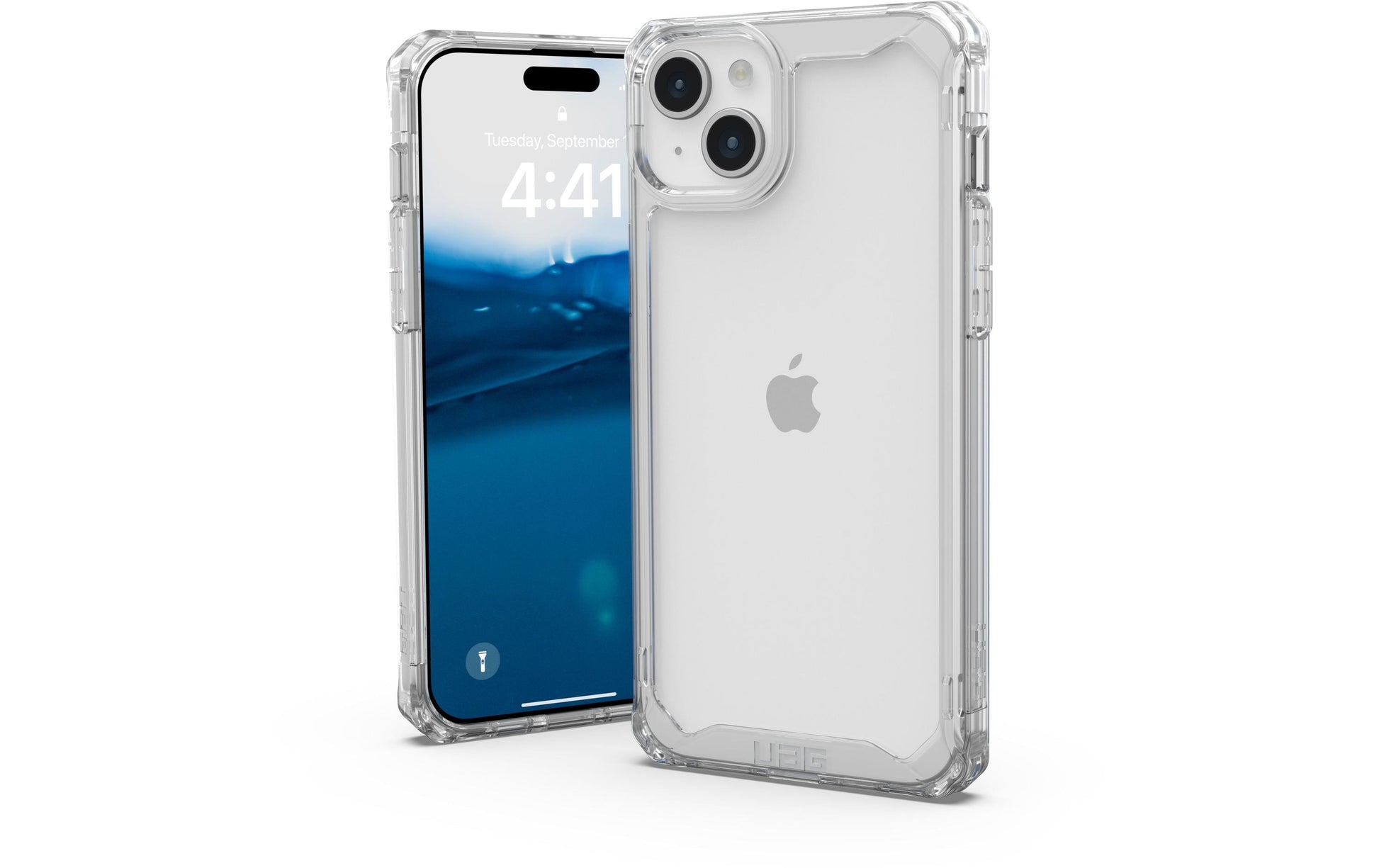 Urban Armor Gear UAG – Backcover Plyo Ice – für Apple iPhone 15 Plus – transparent – TPU/PC, MagSafe-kompatibel