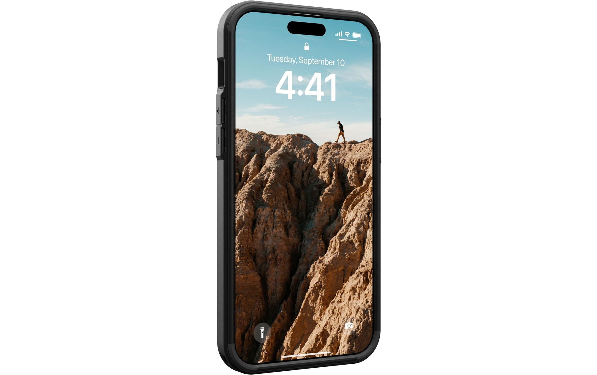 Urban Armor Gear Backcover – für Apple iPhone 15 Pro Max – schwarz – MagSafe-kompatibel