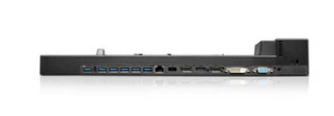 Lenovo 40A50230UK Dockingstation – 1× HDMI, 1× VGA, 1× DVI, 6× USB-A, GbE, 3,5 mm Audio, für ThinkPad