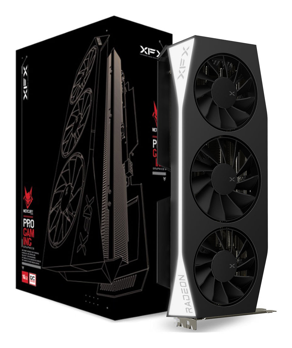 XFX Radeon RX 9060 XT Mercury OC – PCIe Grafikkarte – 16 GB GDDR6, 3×DP, 1×HDMI, PCIe 5.0, 1×8-polig
