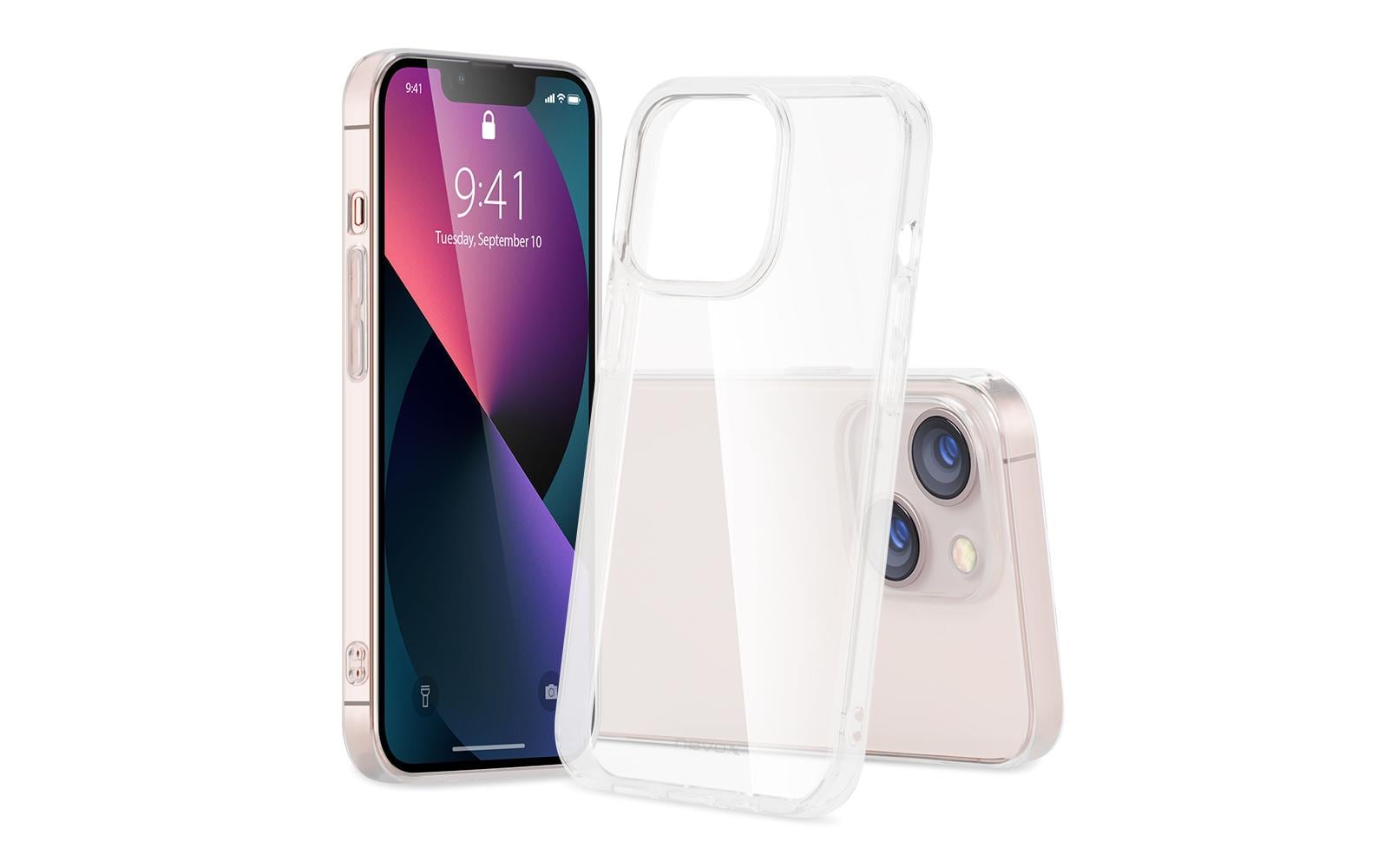 Nevox StyleShell Flex Backcover – für Apple iPhone 15 Plus, TPU, Transparent