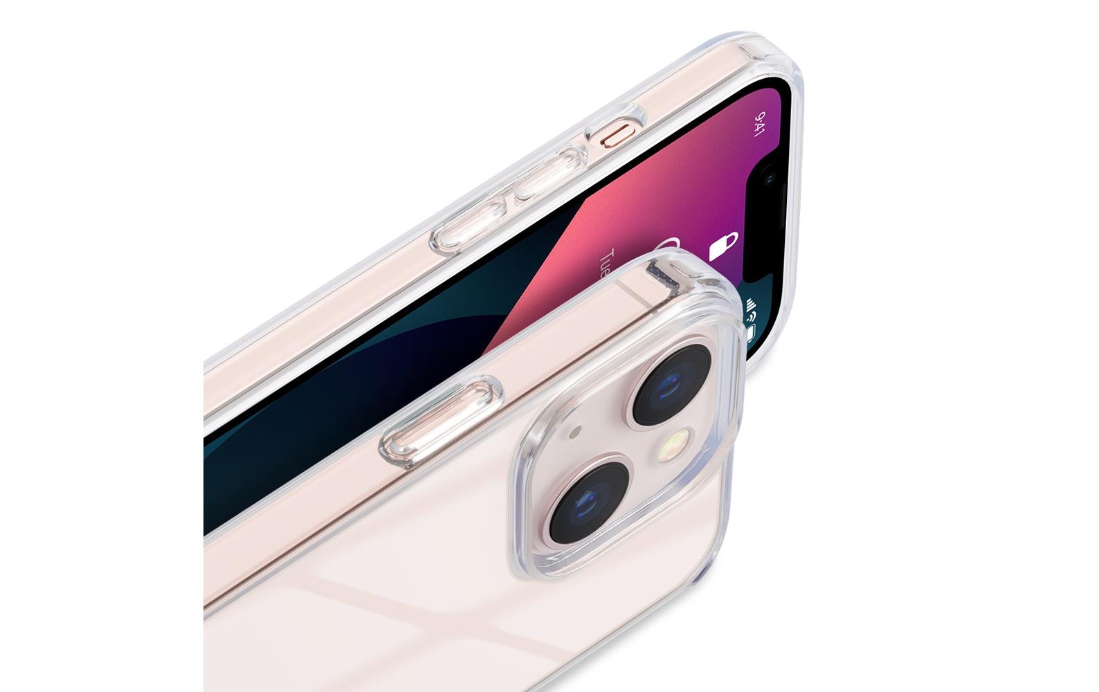 Nevox StyleShell SHOCKFlex Backcover – für Apple iPhone 15 Plus, PC+TPU, Transparent