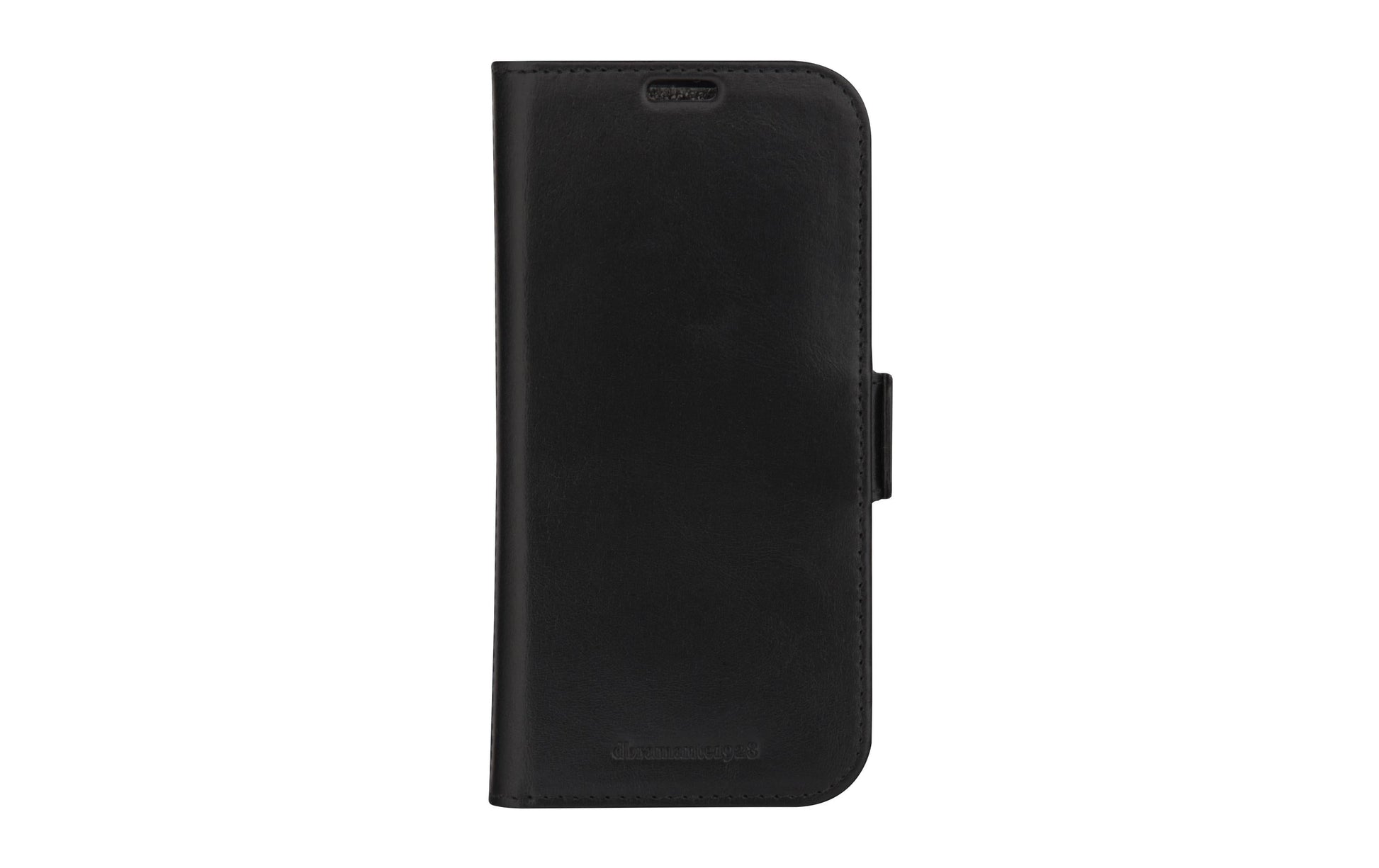dbramante1928 Copenhagen Wallethülle – für Apple iPhone 15 Pro, mit Ständer, 3 Kartenfächer, Leder, Schwarz