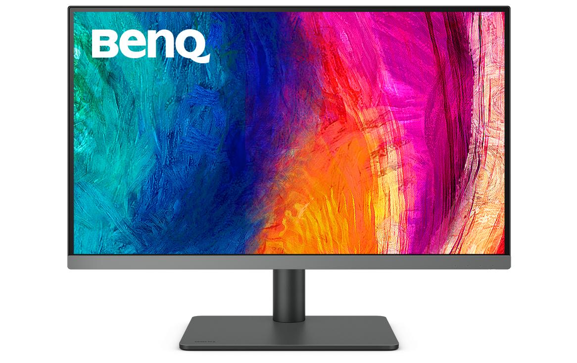 BenQ PD2706U – Monitor, 27", IPS, 60 Hz, 400 cd/m², KVM, USB-C, Lautsprecher, VESA 100 × 100, Schwarz