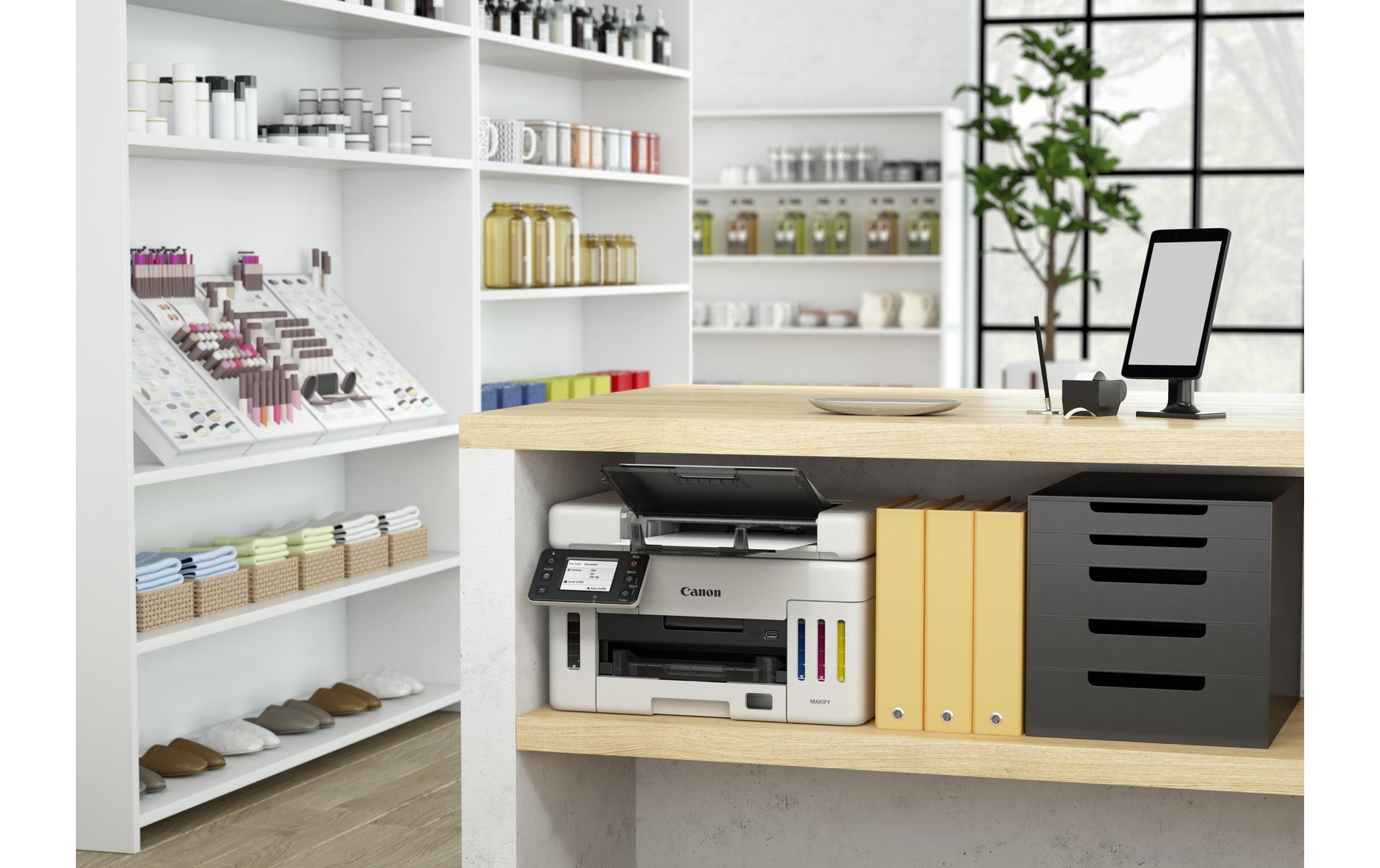 Canon MAXIFY GX6550 – Farbtintenstrahl-Multifunktionsdrucker, A4, 3-in-1, Duplex, ADF, WLAN/LAN, AirPrint