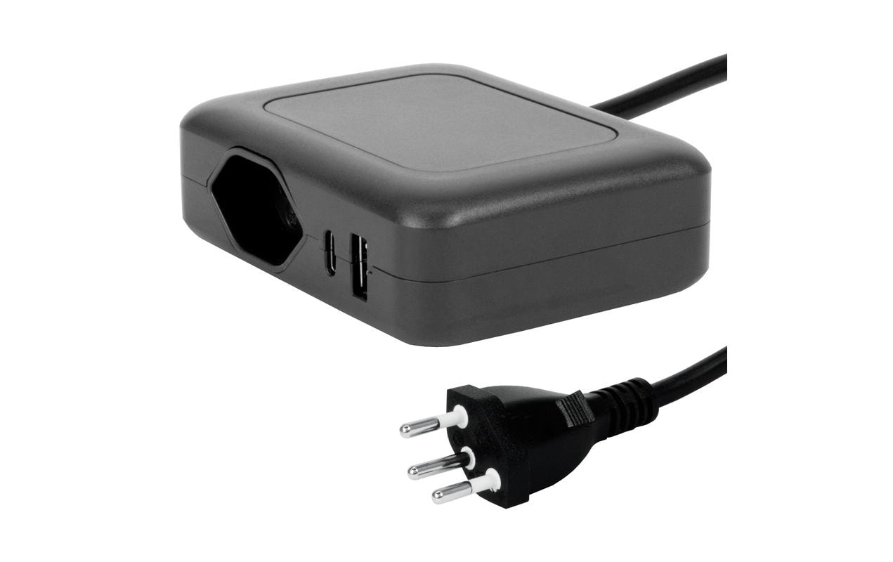 Steffen Ladestation IQ 1xT13 + 1x USB-A/C – Kabel 1,5 m