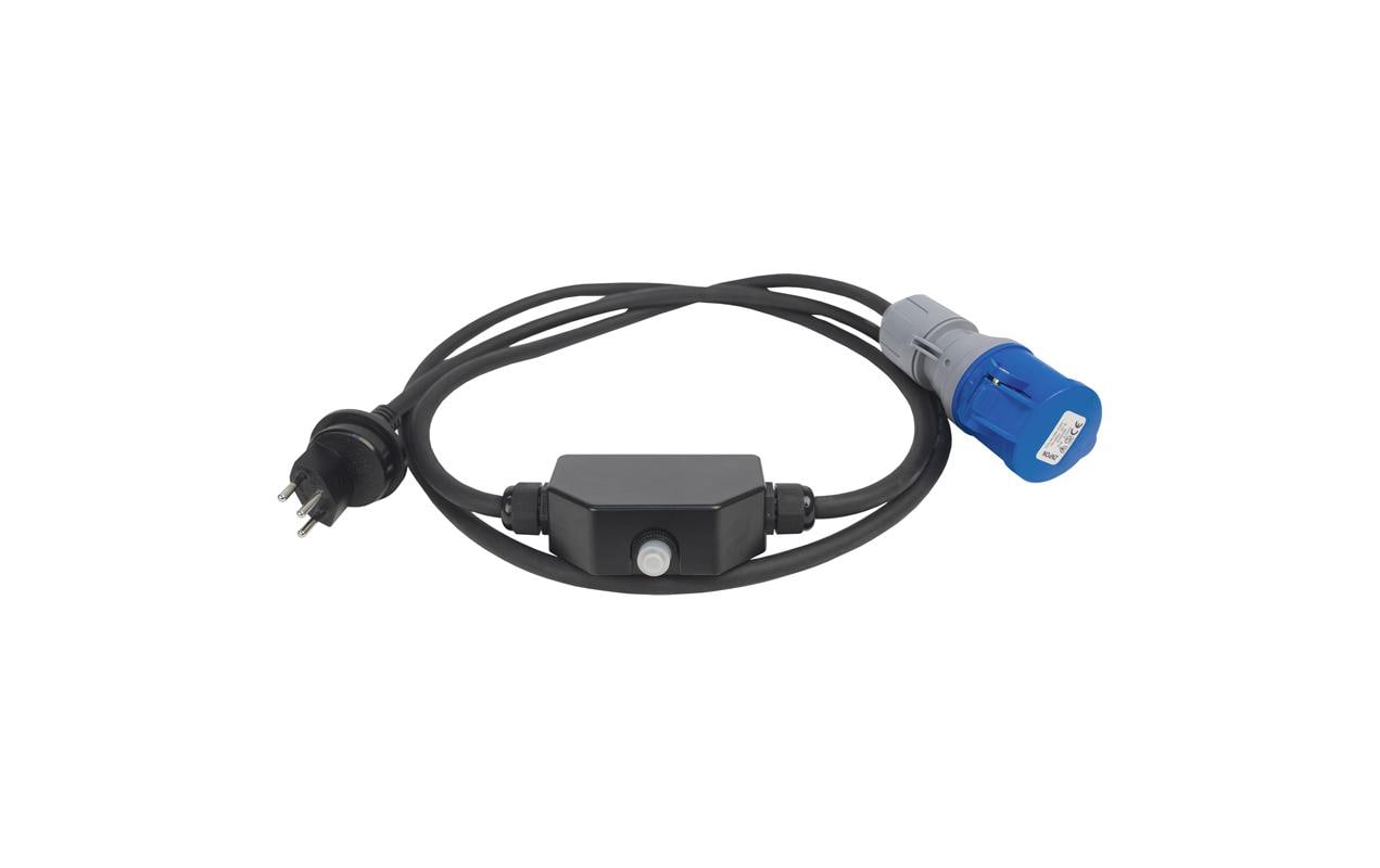 Steffen Verlängerungskabel – CEE 16-3–T11, 3 m, IP44/IP55, 1,5 mm², Schwarz
