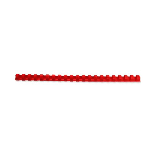 GBC Bindedisc-Ringe – Ø 10 mm, rot, Kunststoff – 100 Stk.